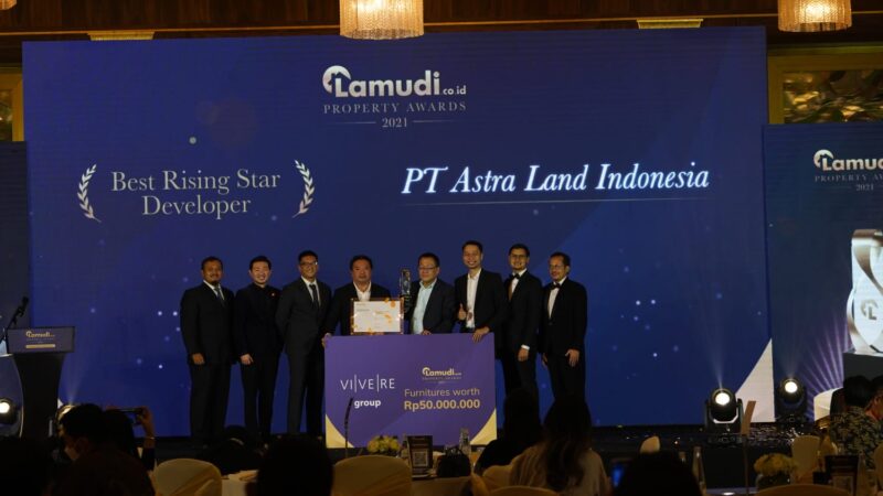 Astra Land Indonesia Raih Penghargaan Best Rising Star Developer