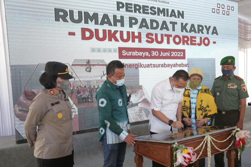 Wali Kota Eri Cahyadi: Rumah Padat Karya Dukuh Sutorejo Potensi Destinasi Wisata Surabaya