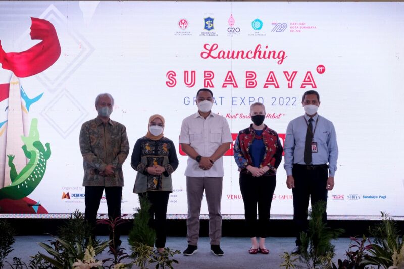Launching Surabaya Great Expo 2022 di Balai Kota Surabaya
