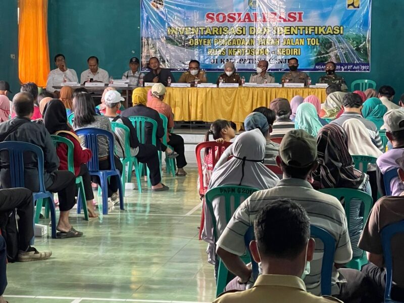 Penlok Terbit, Jasa Marga Targetkan Pembebasan Lahan Jalan Tol Kertosono-Kediri Berjalan Sesuai Rencana