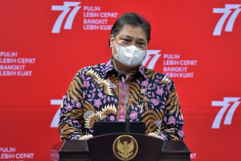 Menko Perekonomian Airlangga Hartarto (Foto: Humas Setkab)