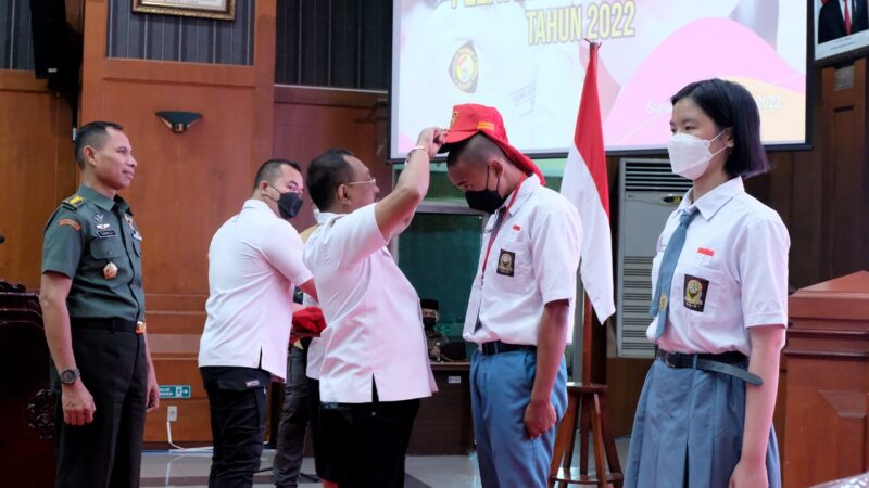 Songsong HUT RI Ke 77, Wawali Armuji Buka Pelatihan Paskibraka Tahun 2022