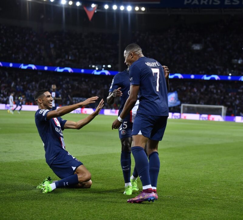 Cetak Dua gol, Kylian Mbappe bawa PSG Menang Tipis 2-1 Atas Juventus (Foto: Twitter PSG)