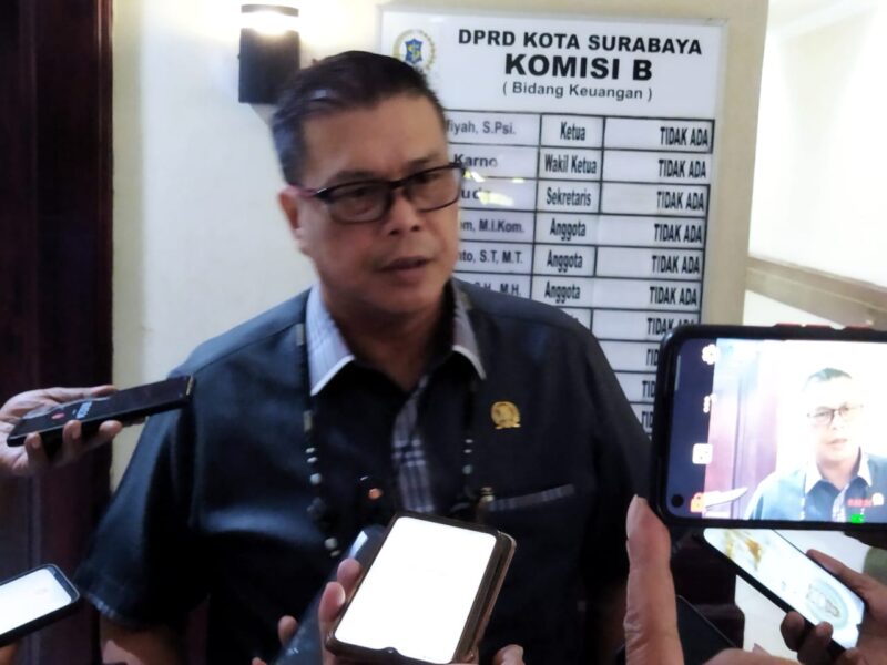 Anggota Komisi B DPRD Kota Surabaya, John Thamrun (Foto: Christiana Beatrix)