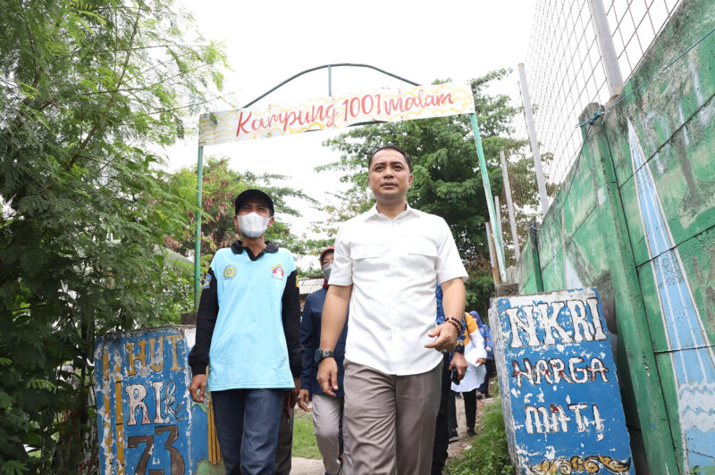 Pemkot Surabaya merelokasi Ratusan KK di Kampung 1001 Malam (Foto: Diskominfo Surabaya)