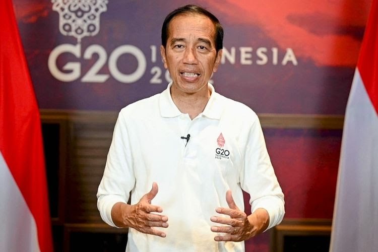 Presiden Jokowi saat memberikan keterangan pers di Hotel Apurva Kempinski, Kabupaten Badung, Provinsi Bali, Rabu, 16 November 2022. (Foto: Dok Setpres)