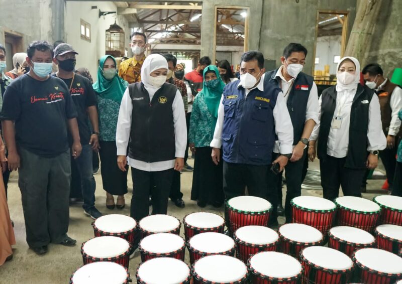 Gubernur Khofifah Resmikan Enam Desa Devisa Baru Di Lima Kabupaten (Foto: Diskominfo Jatim)