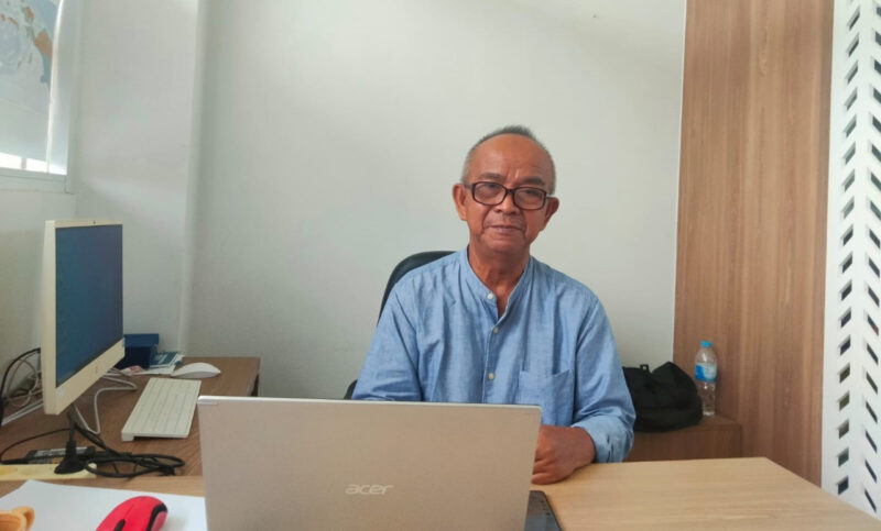 Dr Ir Amien Widodo MSi, peneliti senior dari Pusat Penelitian Mitigasi Kebencanaan dan Perubahan Iklim (Puslit MKPI) ITS (Foto: Humas ITS)