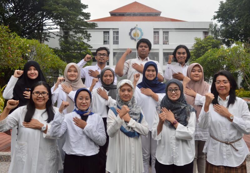 Tim Satgas Pencegahan dan Penanganan Kekerasan Seksual (PPKS) ITS siap berkomitmen untuk mewujudkan kampus aman dari kekerasan seksual (Foto: Humas ITS)