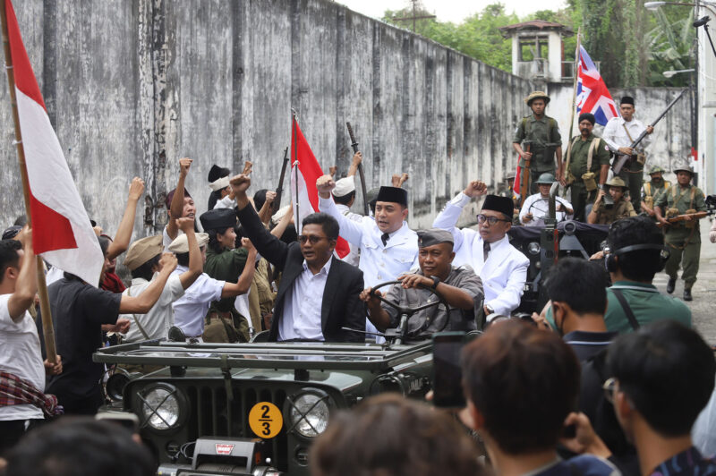 Proses syuting film Soera Ing Baja (Foto: Diskominfo Surabaya)