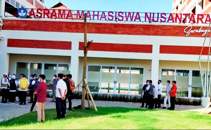 Asrama Mahasiswa Nusantara (AMN) di Surabaya (Foto: Kominfo Jatim)