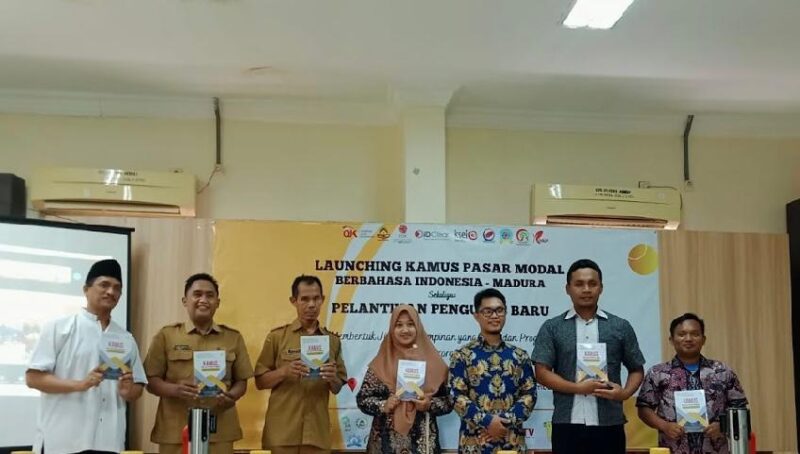 Launching kamus pasar modal berbahasa Indonesia-Madura (Foto: Humas BEI)