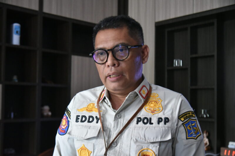 Kasatpol PP Surabaya, Eddy Christijanto (Foto: Diskominfo Surabaya)