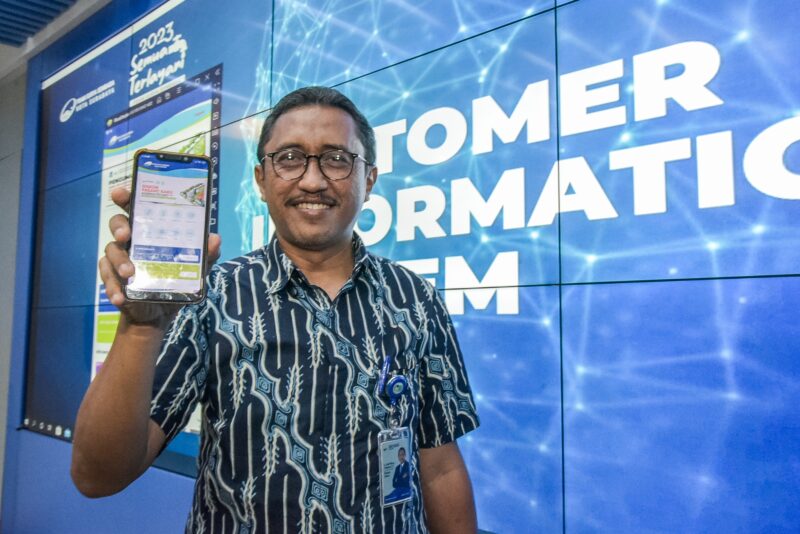 PDAM Surya Sembada Kota Surabaya luncurkan aplikasi Customer Information System (CIS) (Foto: Diskominfo Surabaya)