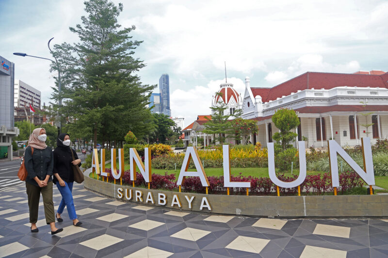 Alun-Alun Surabaya (Foto: Diskominfo Surabaya)