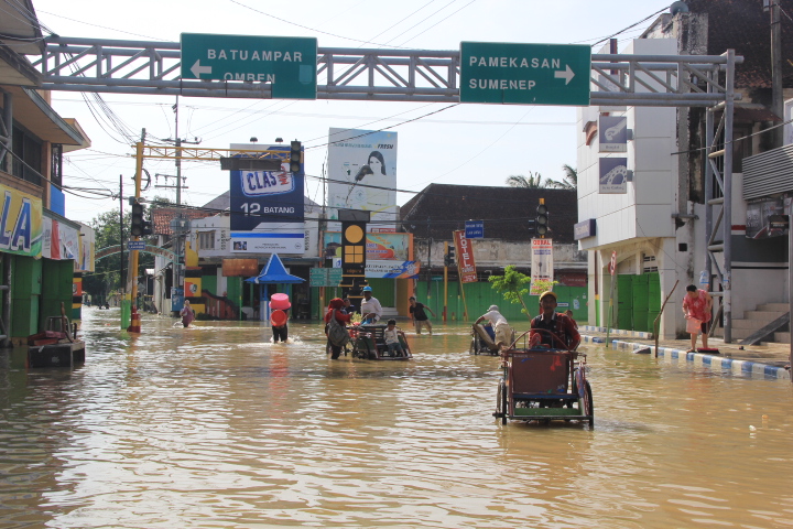 Banjir Di Sampang Madura, Jawa Timur (Foto: BNPB)