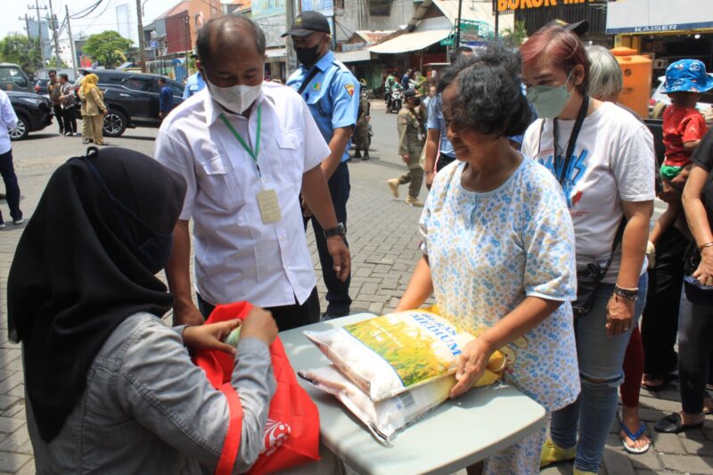 Operasi Pasar di Tambahrejo Surabaya (Foto: Diskominfo Surabaya)