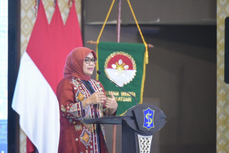 Program Inkubasi UMKM Kuliner Surabaya 2023 di launching secara langsung oleh Penasihat DWP Kota Surabaya, Rini Indriyani (Foto: Diskominfo Surabaya)