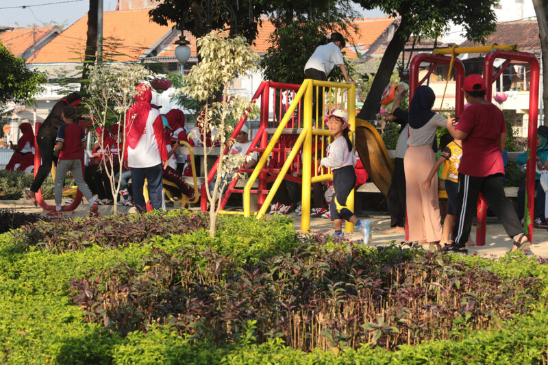 Taman Asreboyo Ngagel  destinasi kampung wisata keluarga di Surabaya (Foto: Dinkominfo Surabaya)