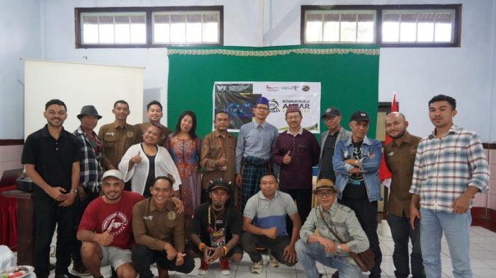 Foto bersama dalam kegiatan Kontras yang diselenggarakan BPOLBF di Ruteng Kabupaten Manggarai.